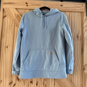 Carhartt Rain Defender Logo Sleeve Graphic Hooded Sweatshirt Mens/womens Size S